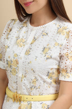 Teagan Eyelet Midi Dress