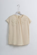 Chiffon Floral Top (L size)