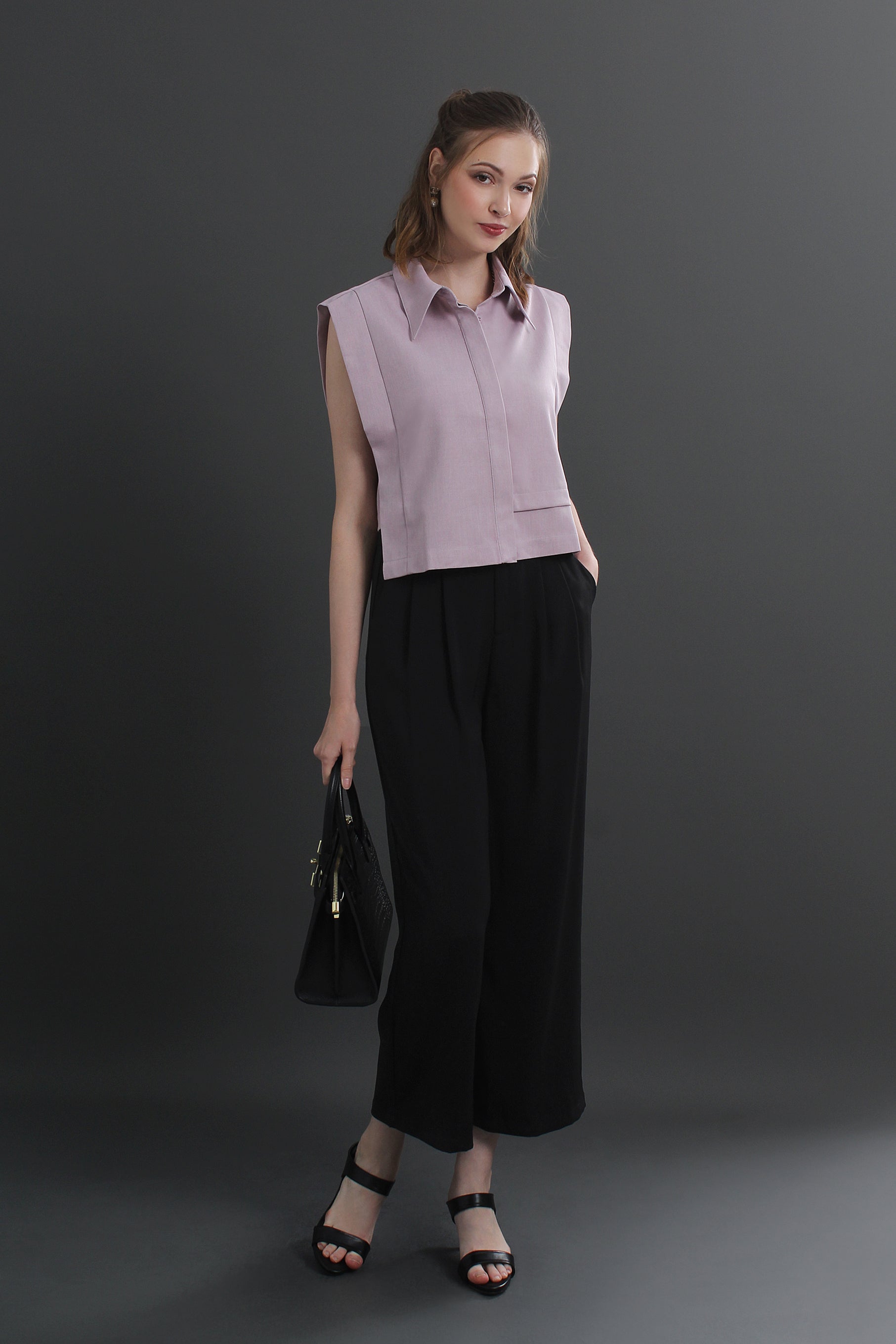 Rowena Panel Button Down Shirt