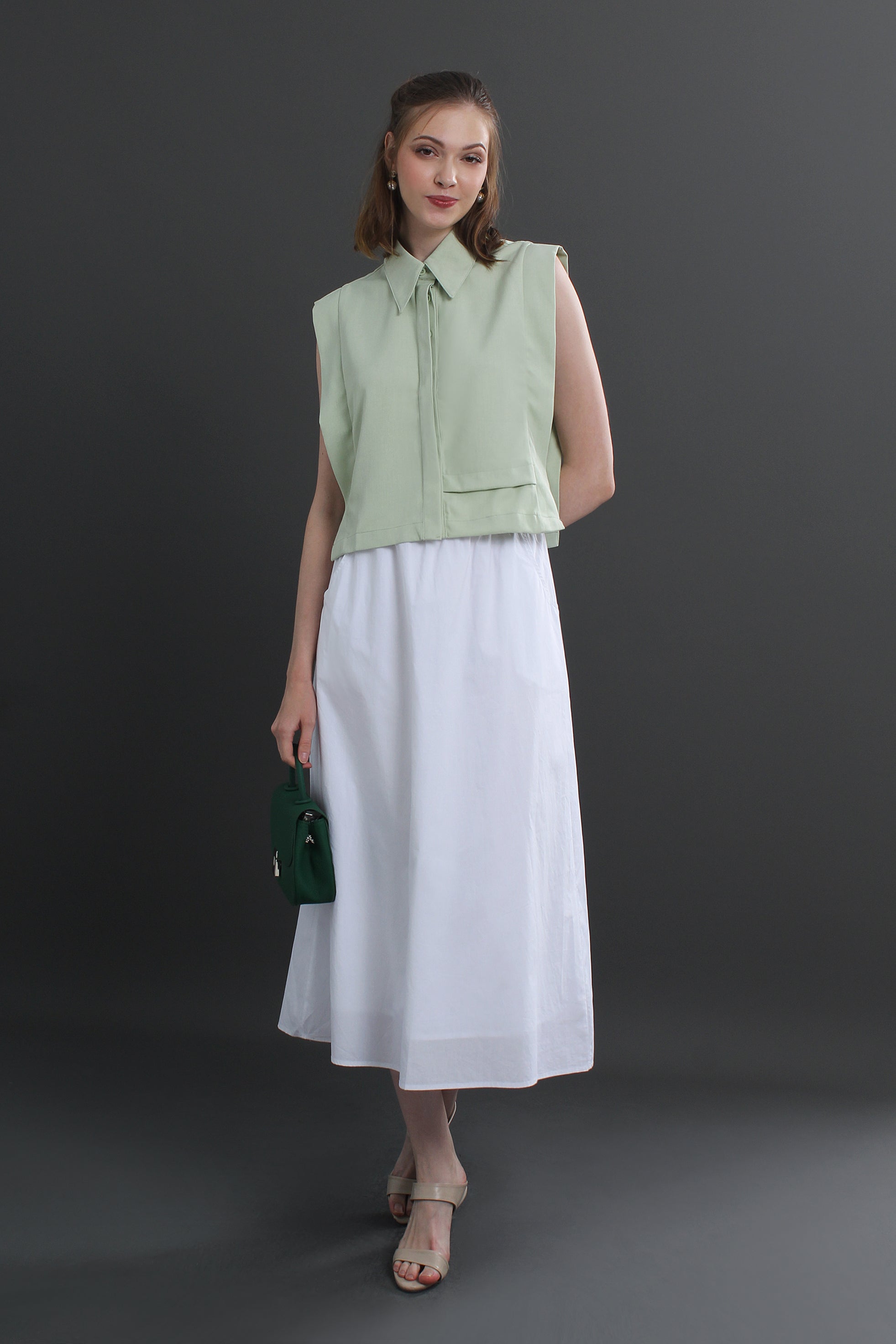 Rowena Panel Button Down Shirt