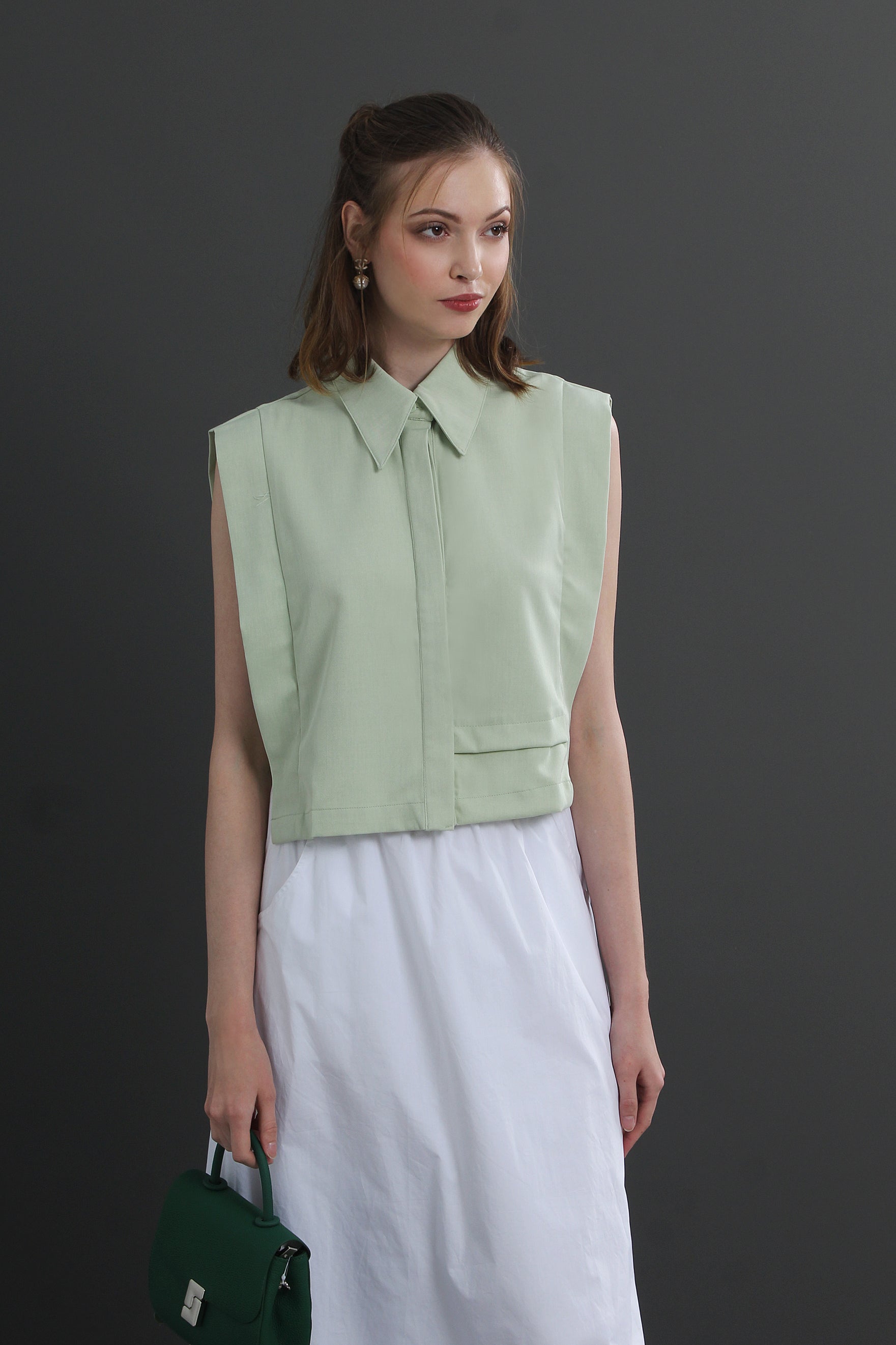 Rowena Panel Button Down Shirt