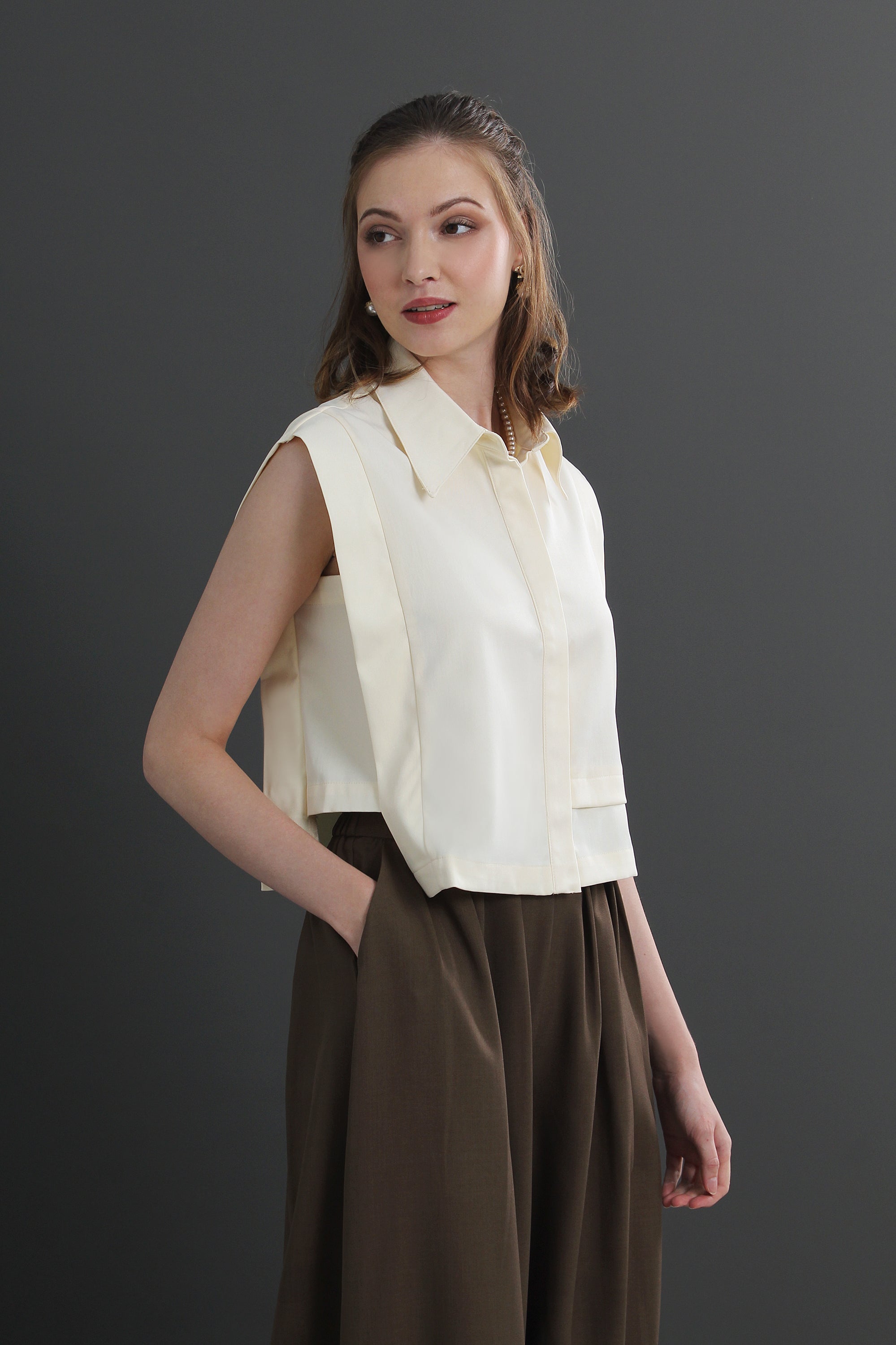 Rowena Panel Button Down Shirt