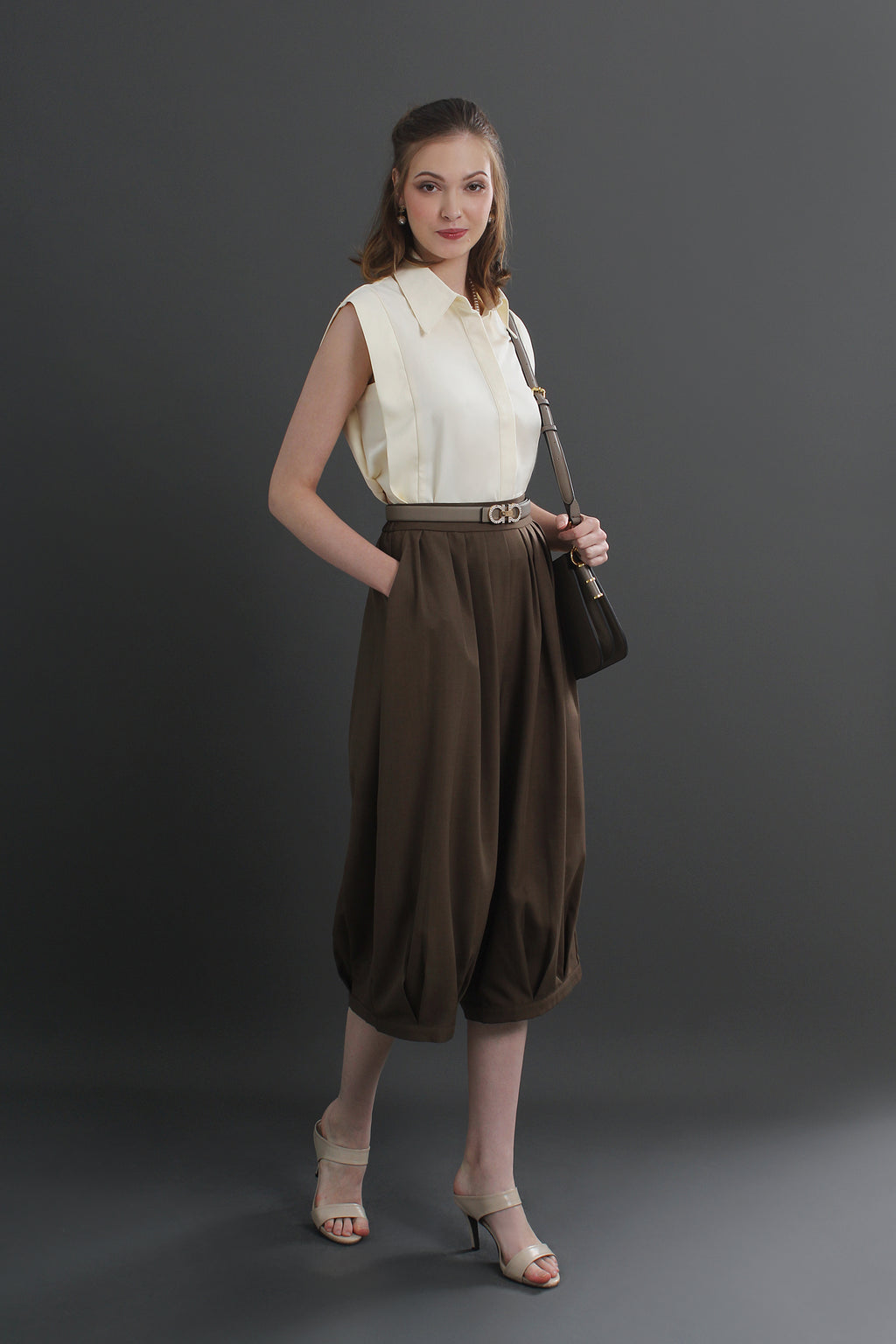 Rowena Panel Button Down Shirt