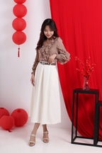 Ruffle V Neck Top