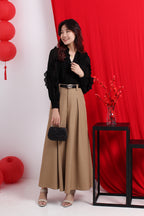 Ruffle V Neck Top