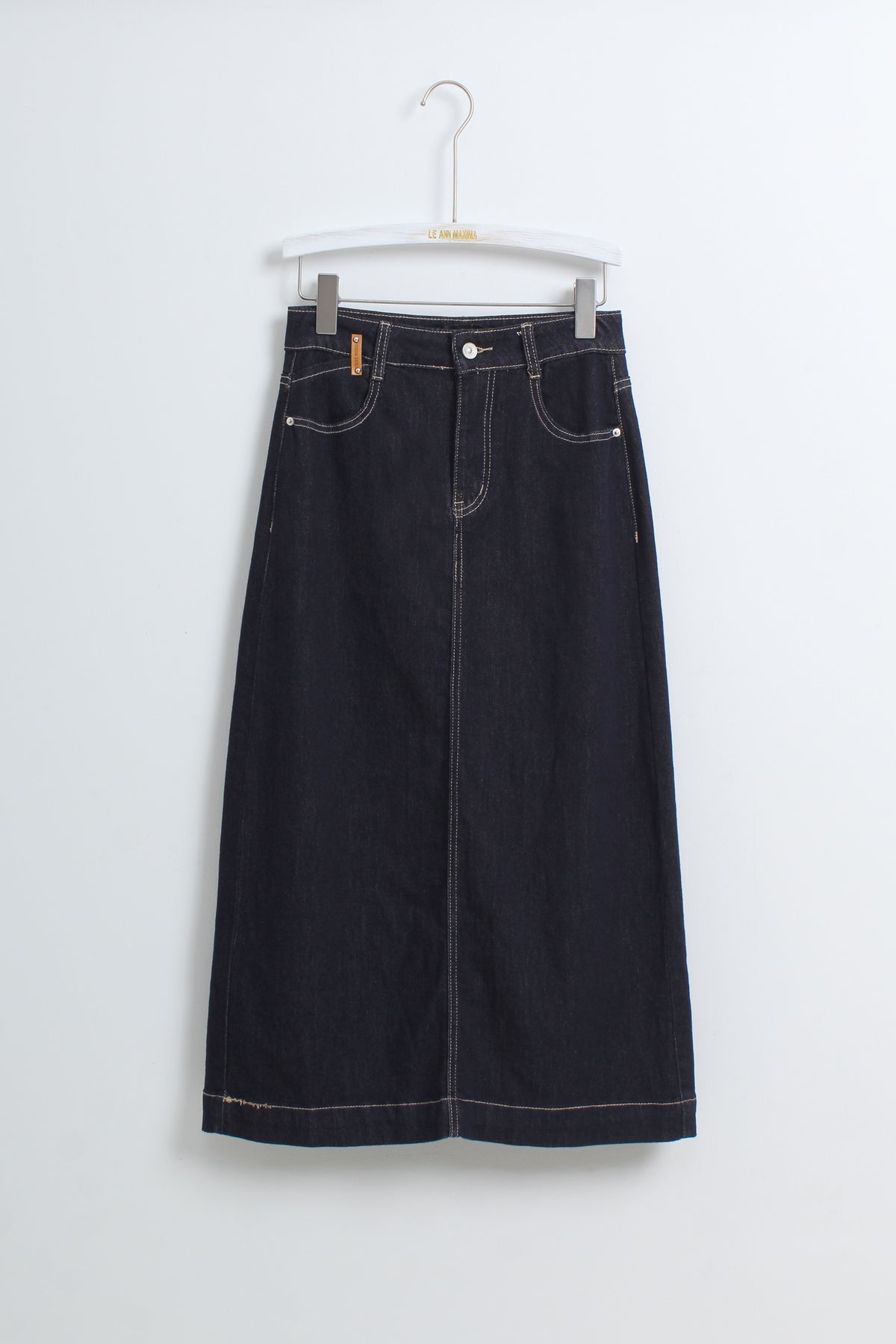 Denim Midi Skirt (M size)