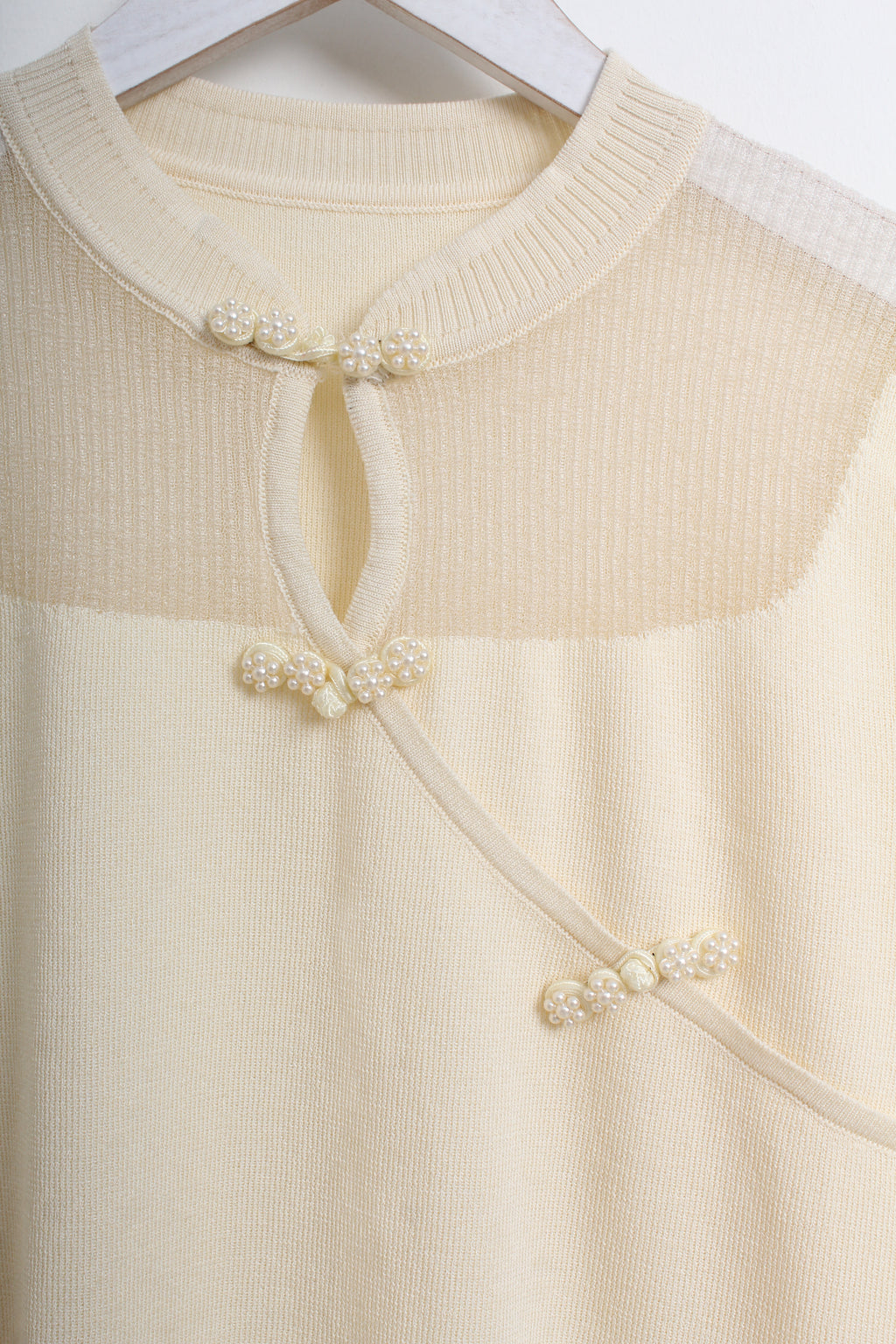 Knit Qipao Top