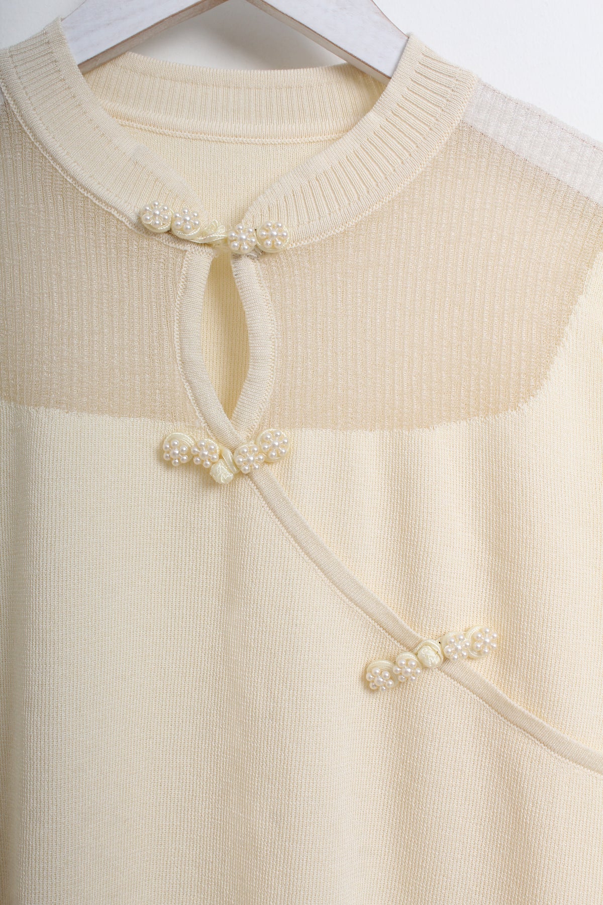 Knit Qipao Top