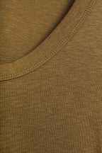 Scoop Neck T-Shirt | Long Sleeve