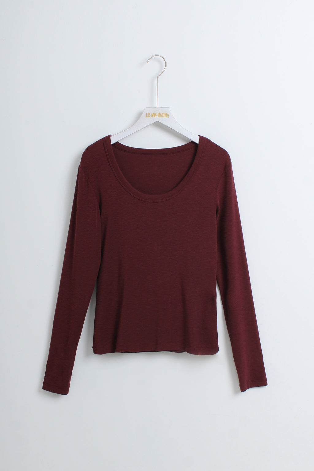 Scoop Neck T-Shirt | Long Sleeve
