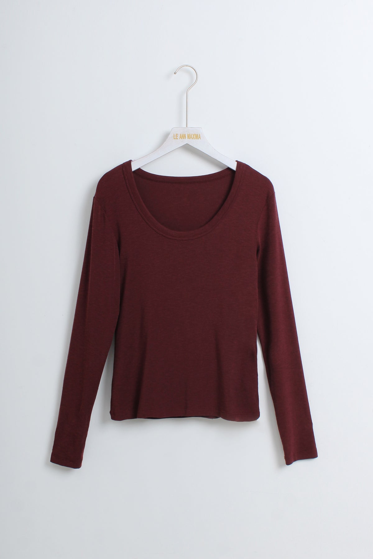 Scoop Neck T-Shirt | Long Sleeve