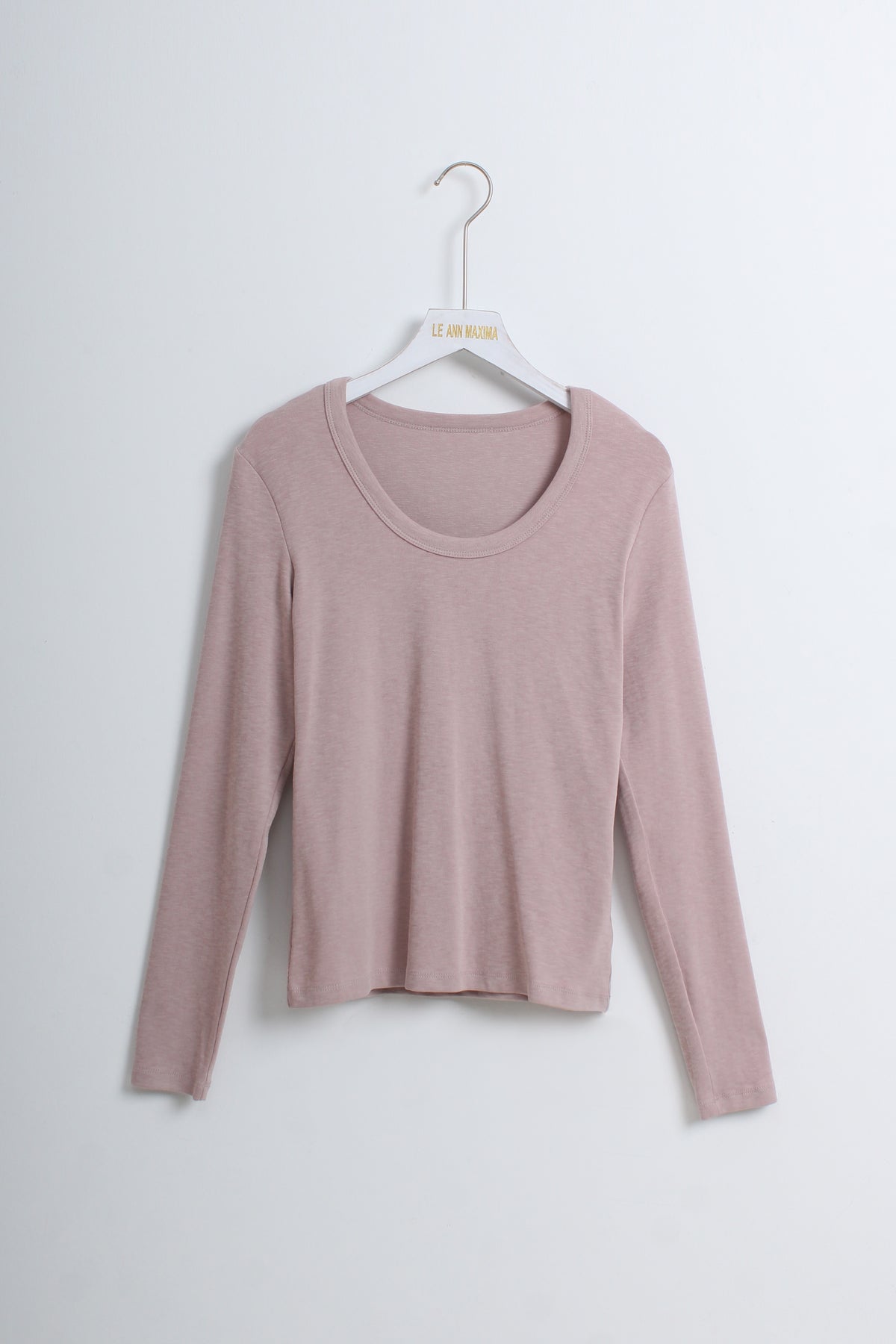 Scoop Neck T-Shirt | Long Sleeve