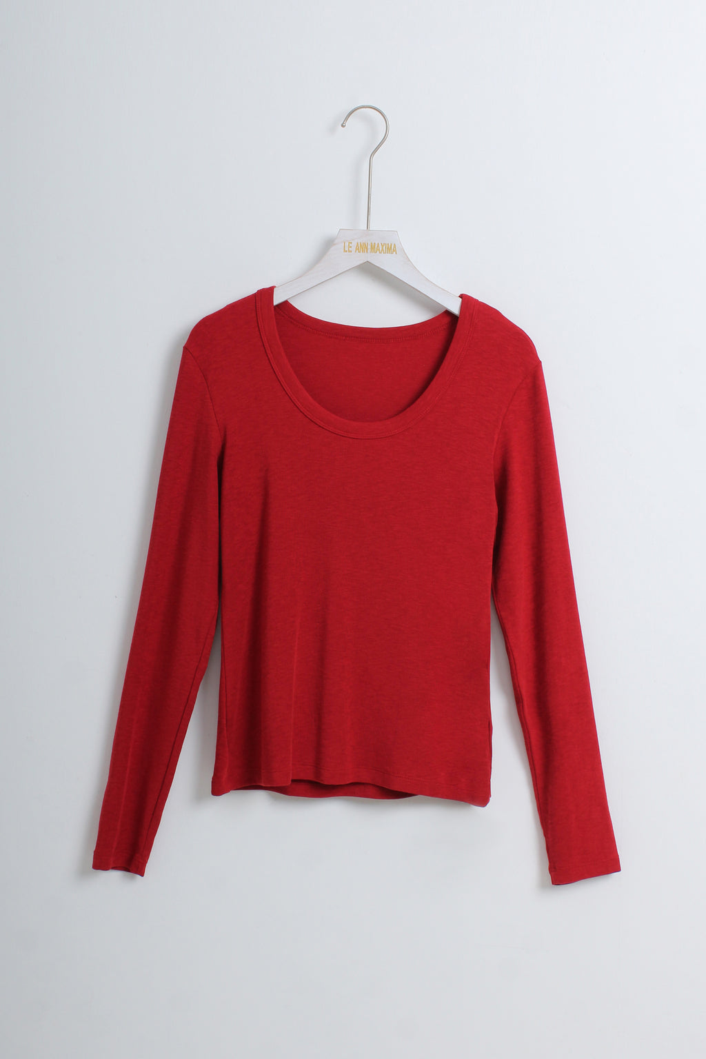 Scoop Neck T-Shirt | Long Sleeve