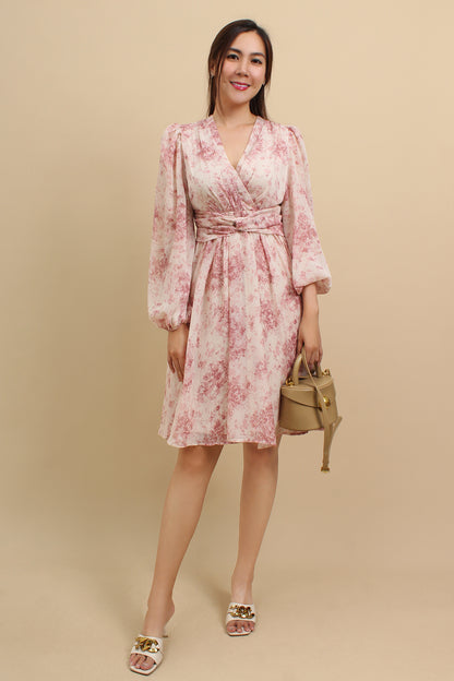 Ember Chiffon Knee Length Dress