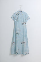 Sky Blue Cheongsam (L size)