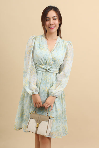 Ember Chiffon Knee Length Dress