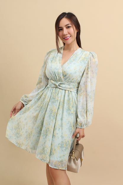 Ember Chiffon Knee Length Dress