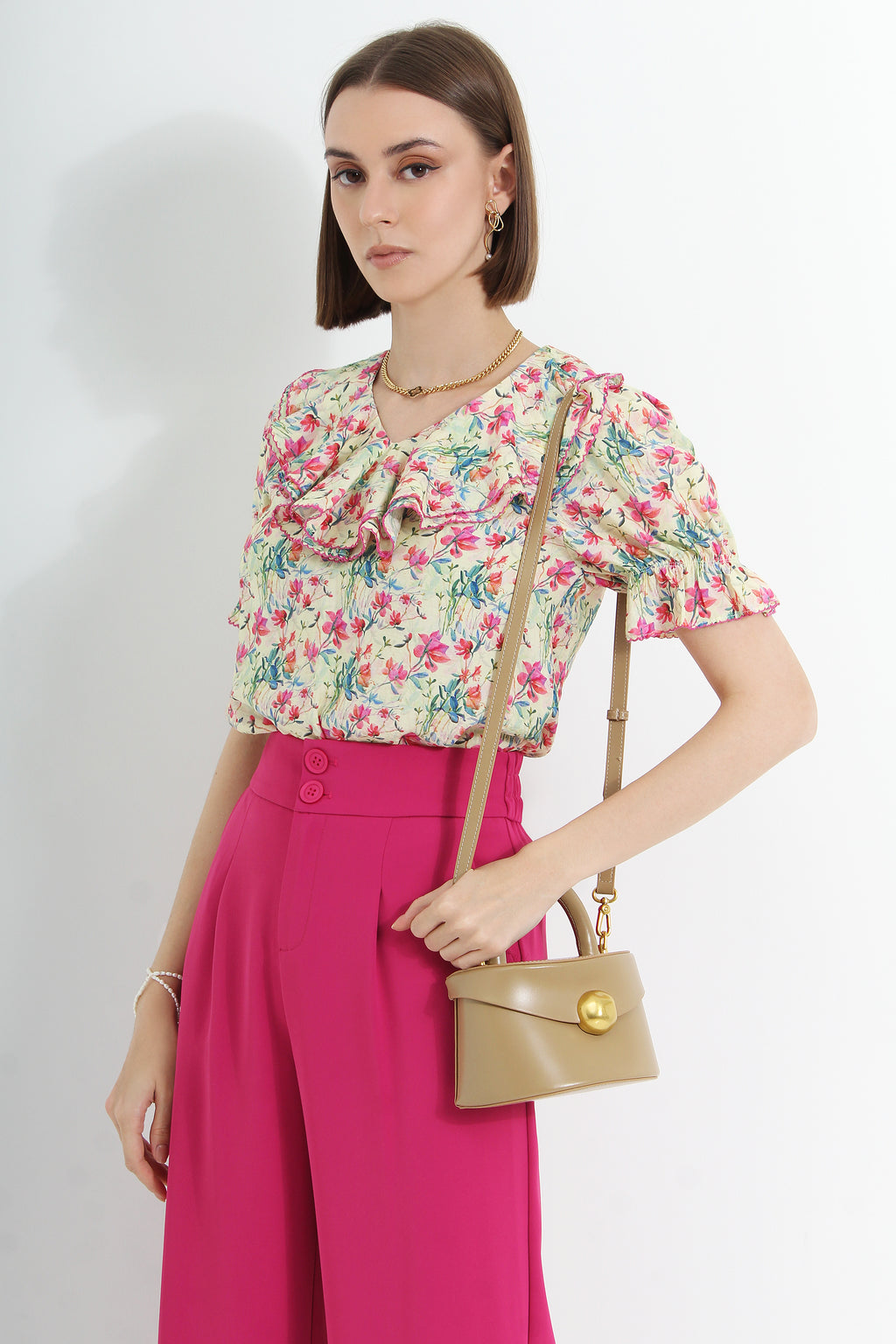 Amarantha Ruffle Blouse