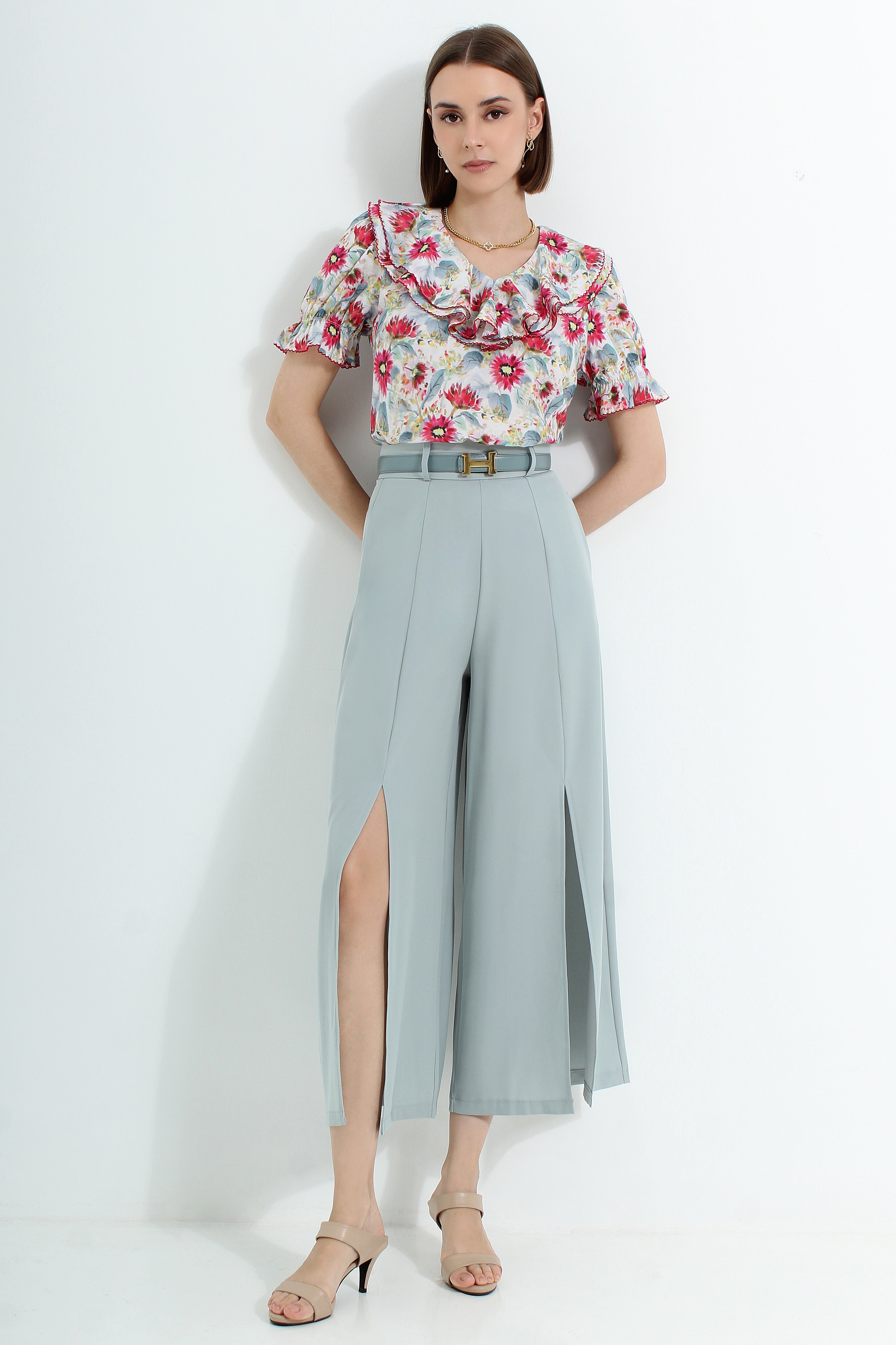 Amarantha Ruffle Blouse