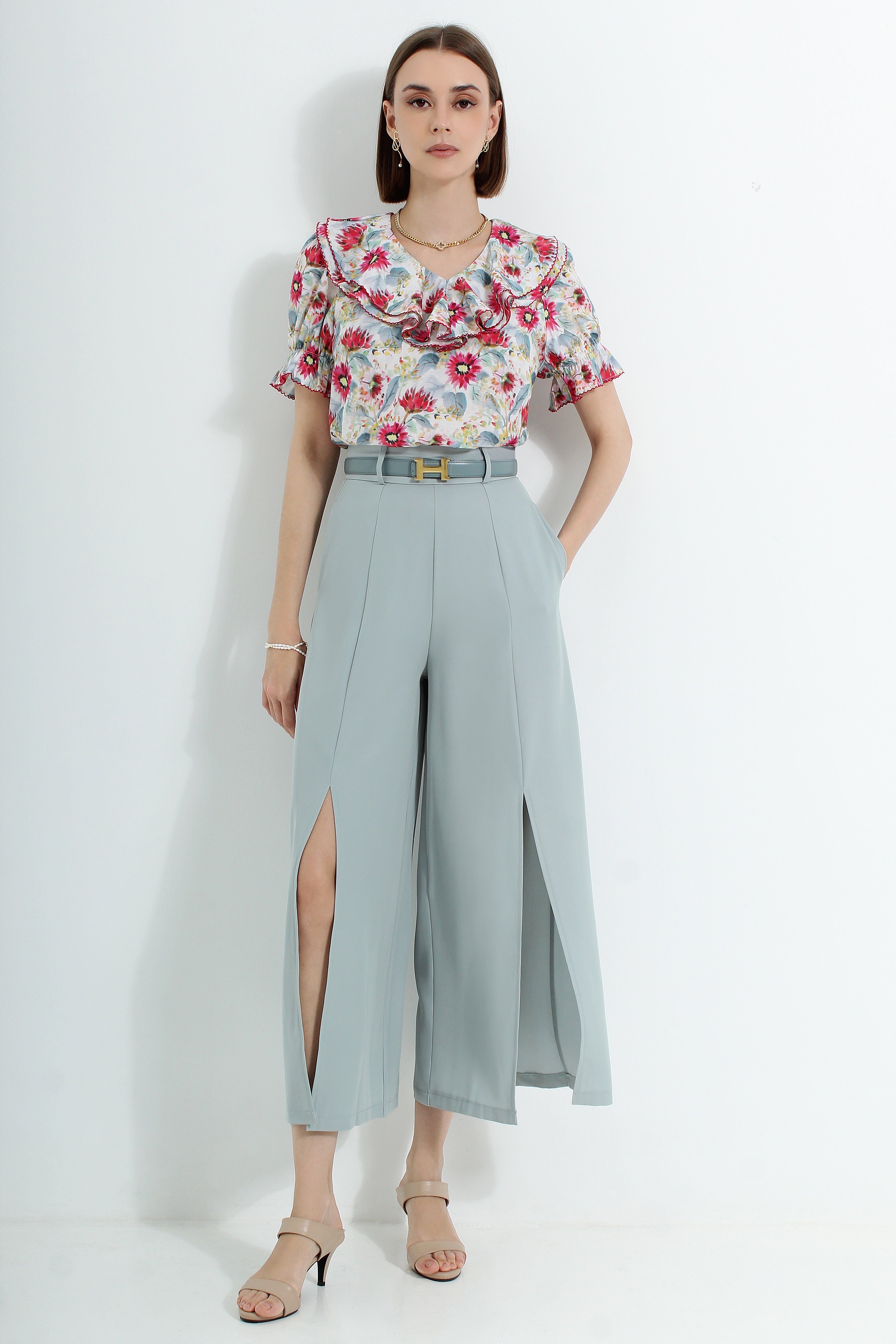 Amarantha Ruffle Blouse