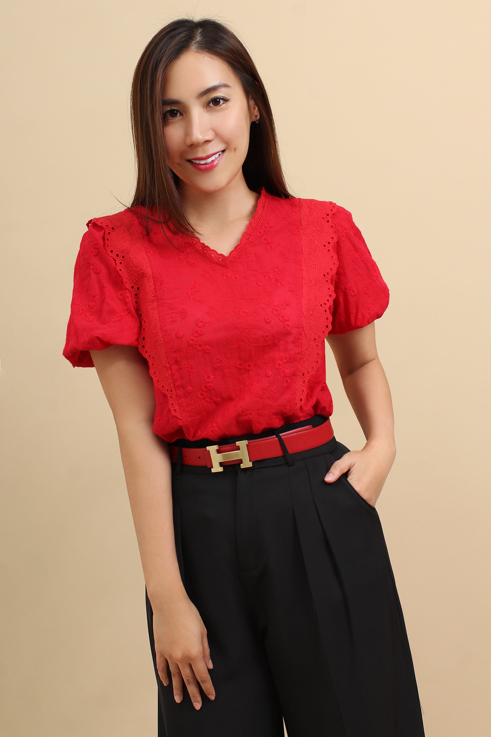 Caldara Embroidery Blouse