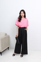 Pleated Wide Leg Pants