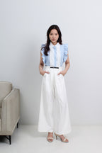 Pleated Wide Leg Pants