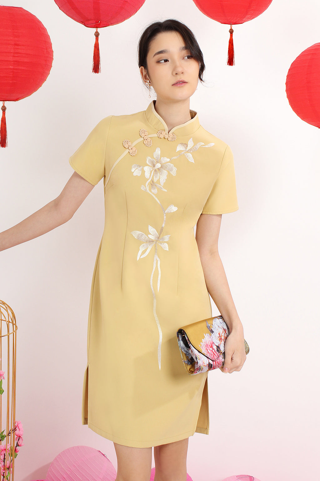 Clarissa Embroidered Cheongsam