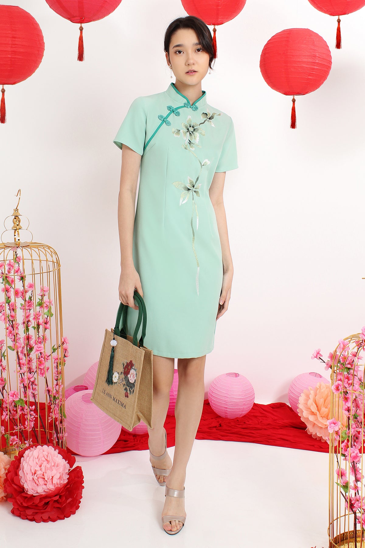 Clarissa Embroidered Cheongsam