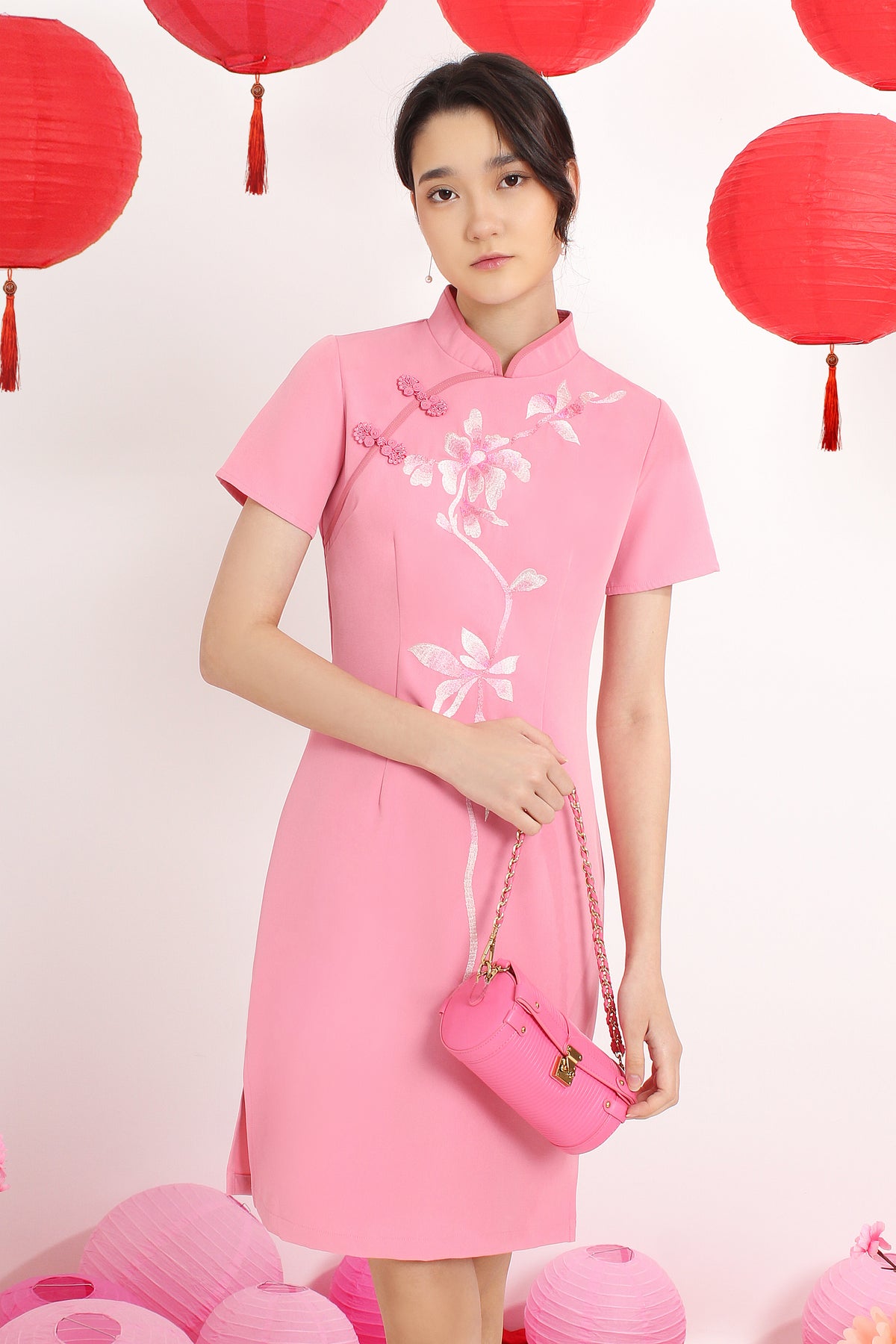 Clarissa Embroidered Cheongsam