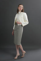 Clara High Waist Midi Skirt