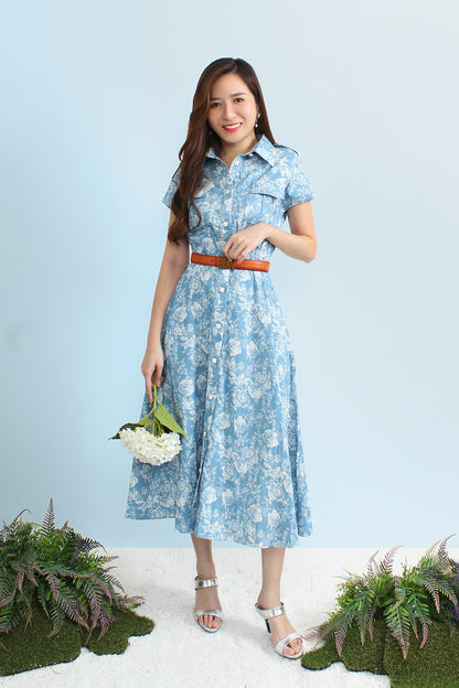 Aoife Floral Shirt Dress