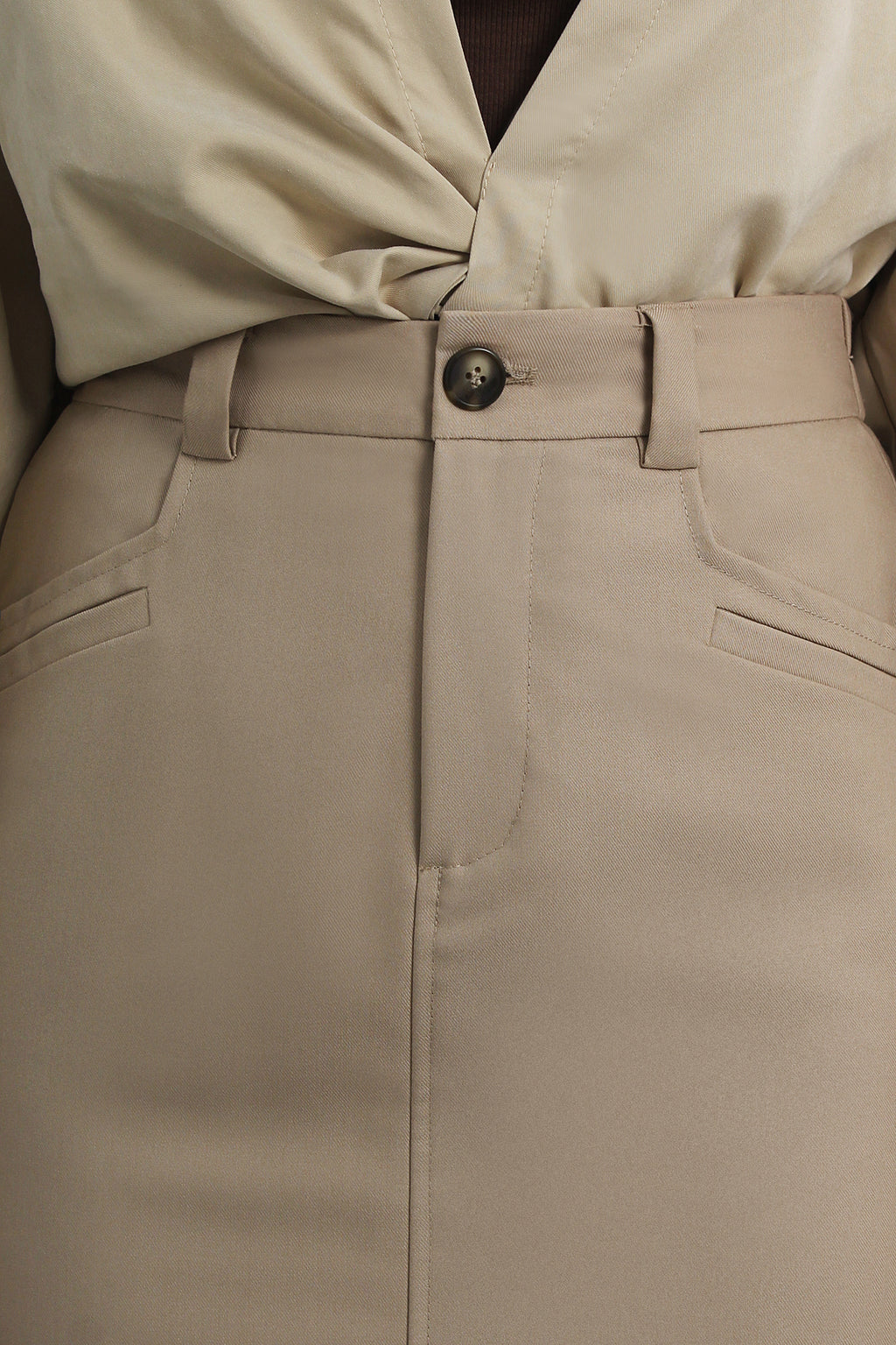 Clara High Waist Midi Skirt
