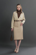 Clara High Waist Midi Skirt