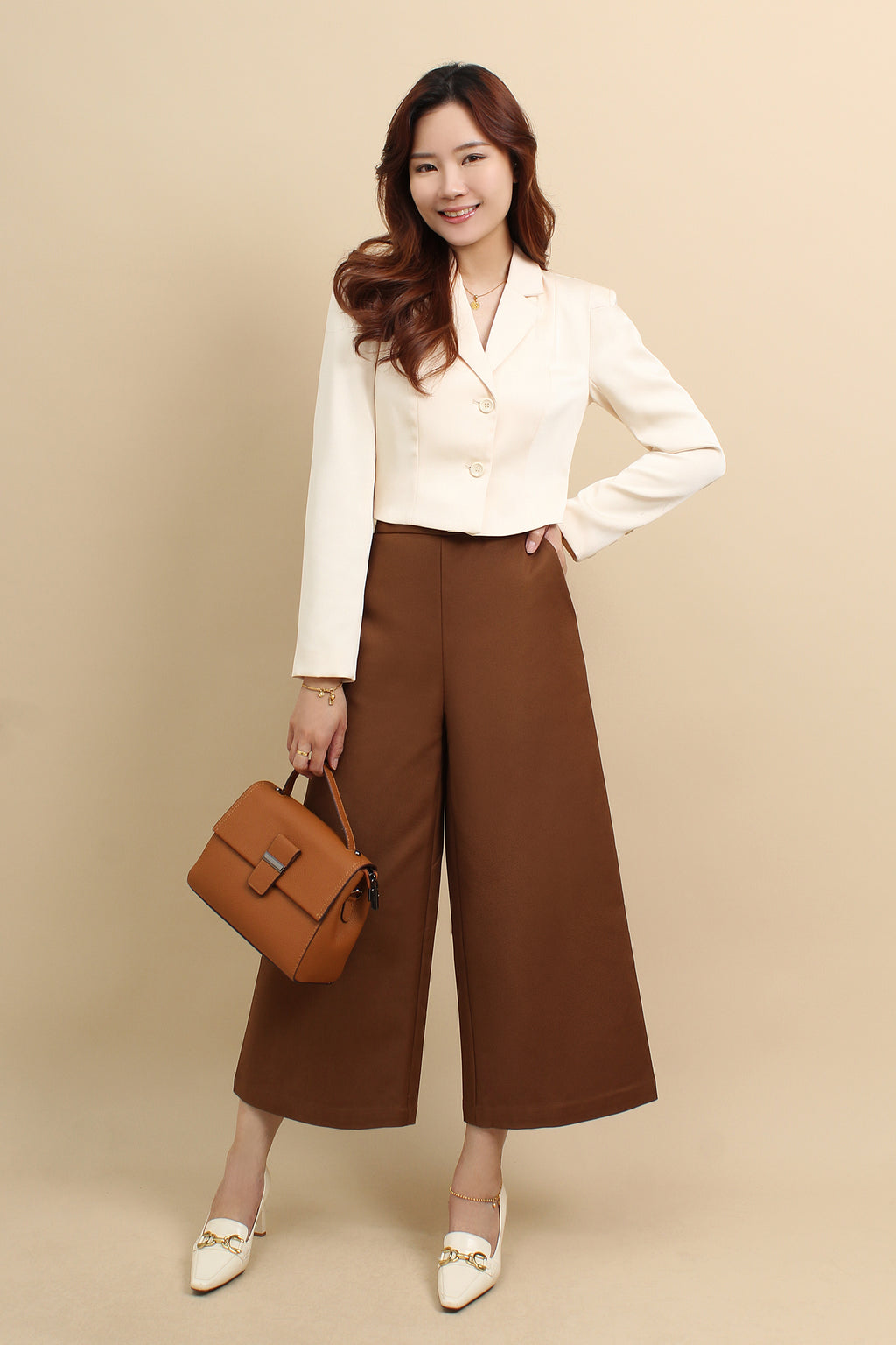 High Waist Wide Leg Pants