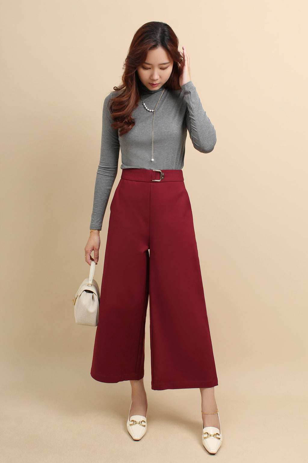 High Waist Wide Leg Pants