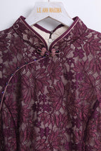 紫藤花梦旗袍 Wisteria Dream Qipao (XL size)