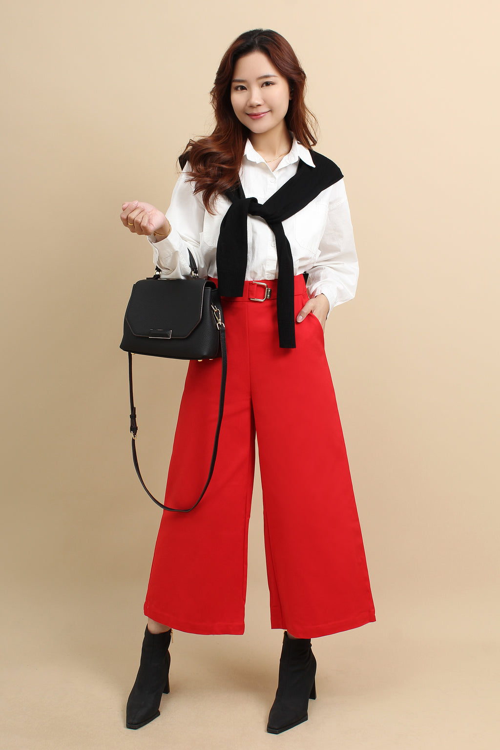High Waist Wide Leg Pants