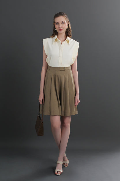 Korean Style Pleated Shorts