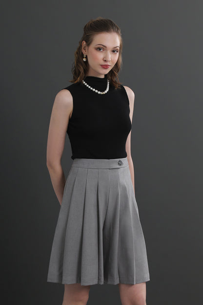 Korean Style Pleated Shorts