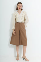 Harper Embroidered Ruffle Blouse