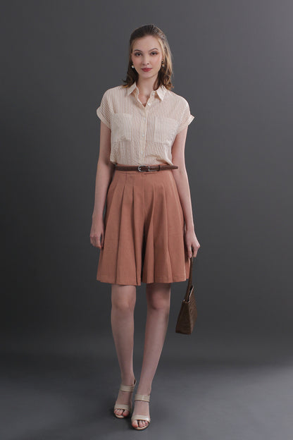 Korean Style Pleated Shorts