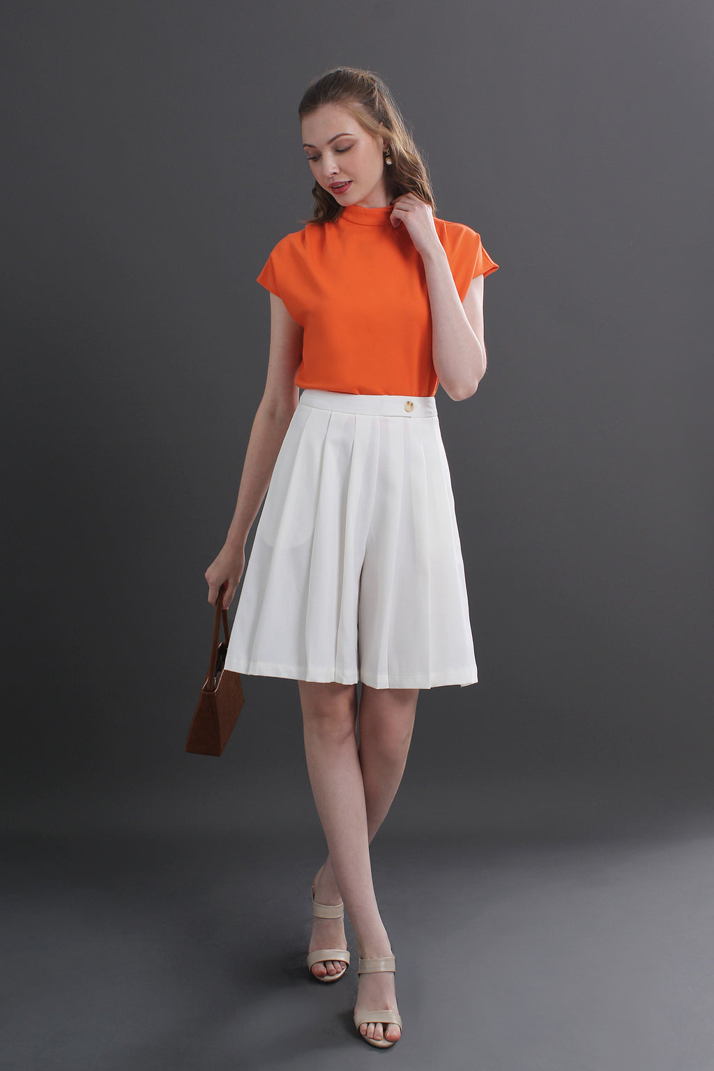 Korean Style Pleated Shorts