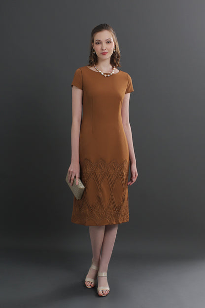 Sofi Lace Trim Shift Dress