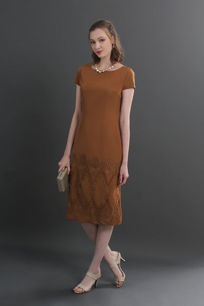 Sofi Lace Trim Shift Dress