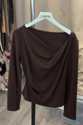 Ellie Draped Top FB LIVE PO