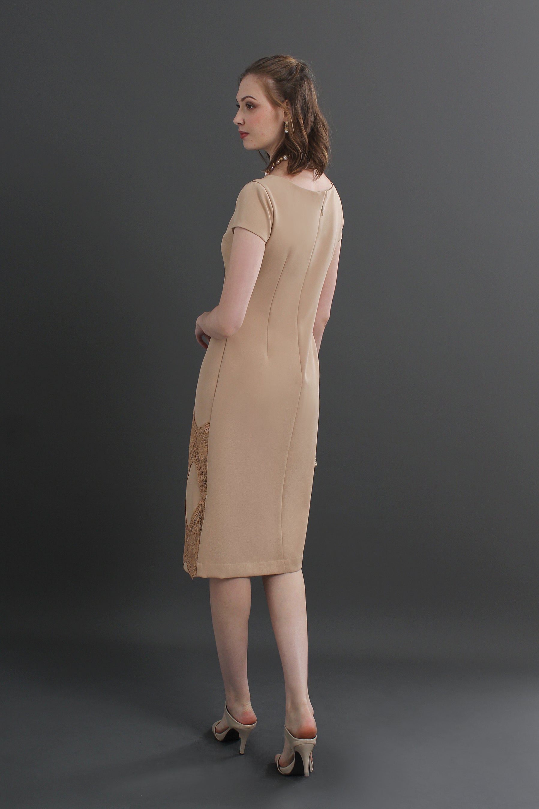 Sofi Lace Trim Shift Dress