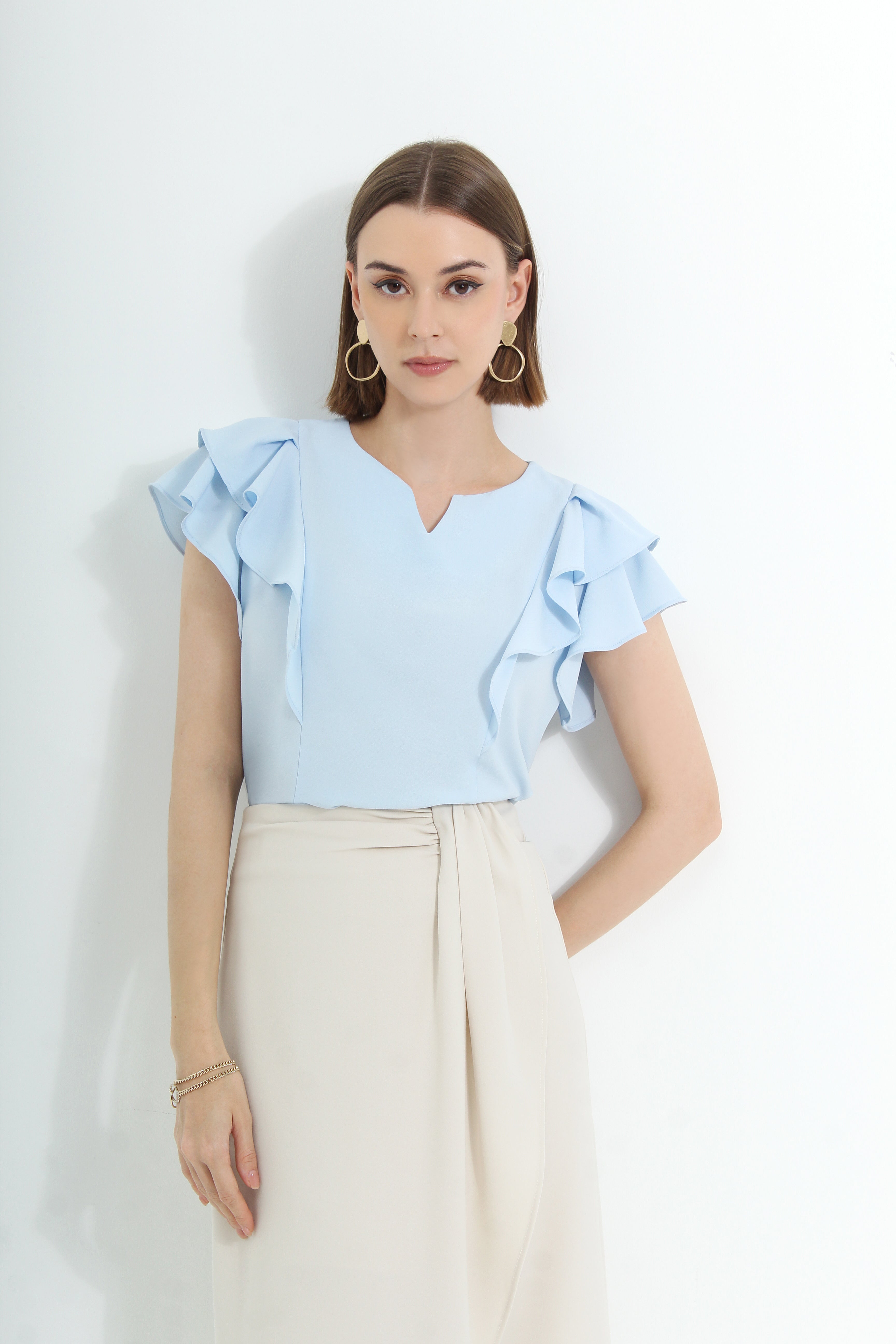 Arethousa Ruffled Blouse