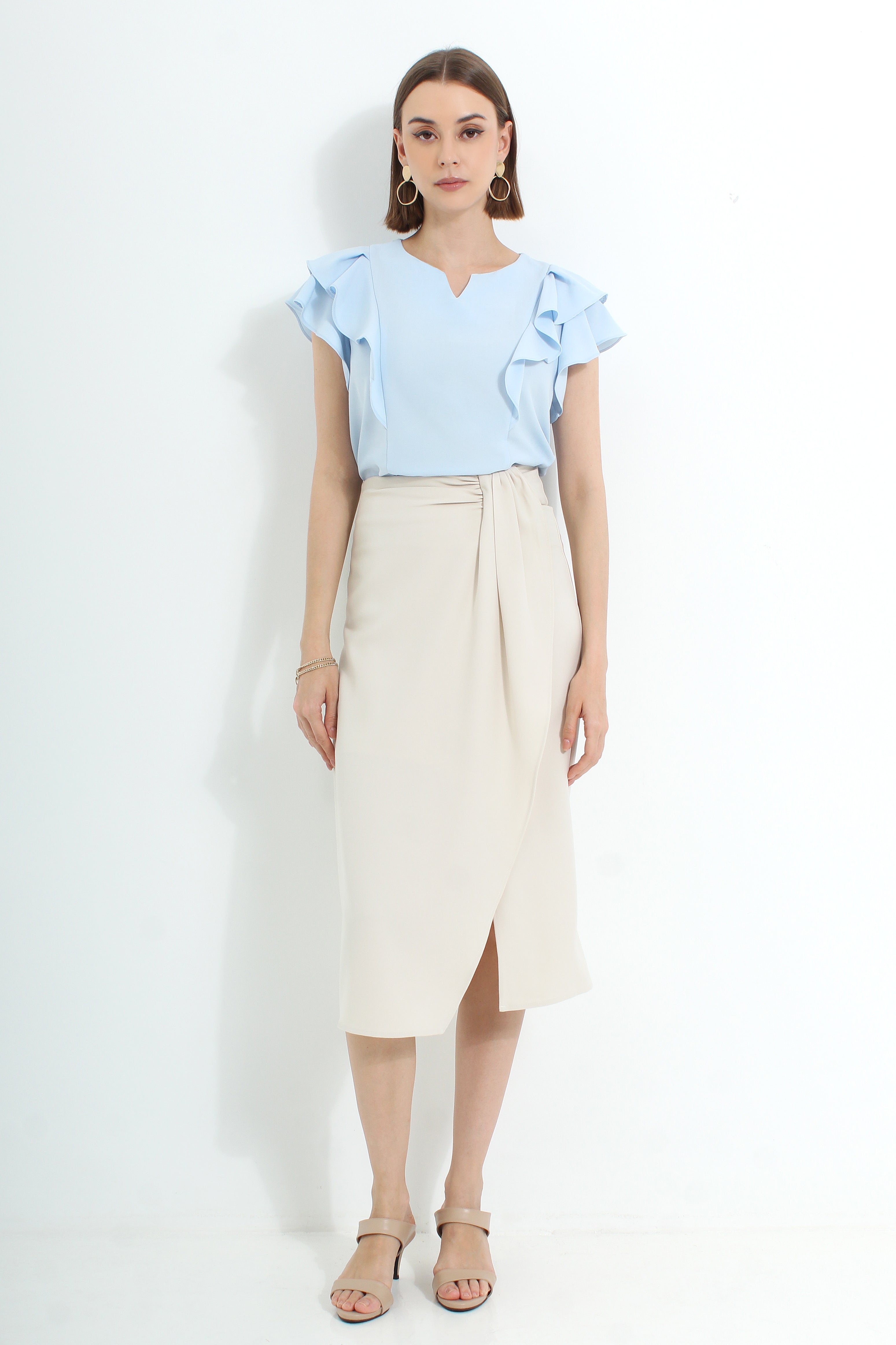 Arethousa Ruffled Blouse