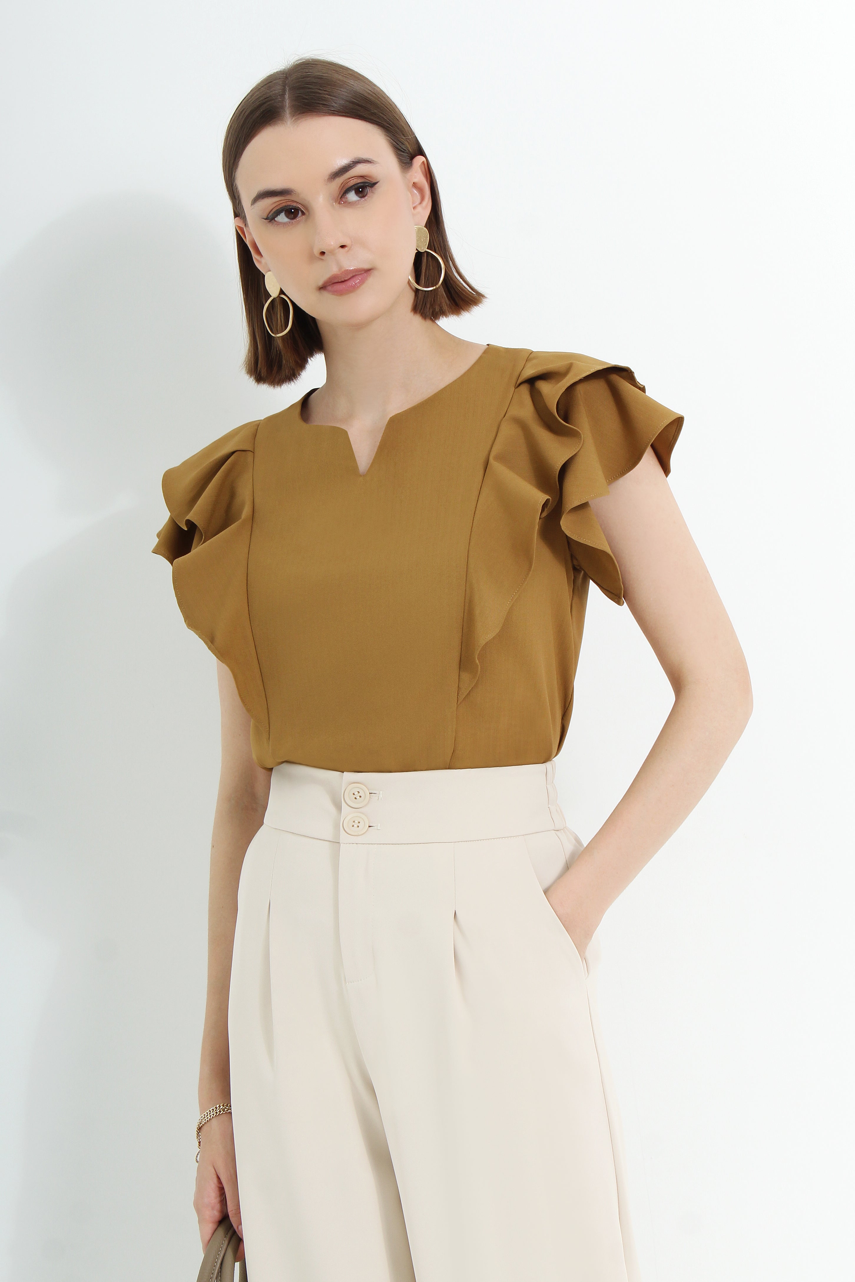 Arethousa Ruffled Blouse